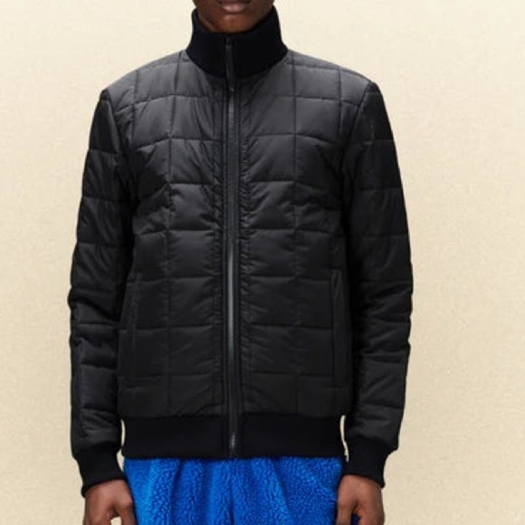 RAINS Liner High Neck Jacket Black NWT - Picture 16 of 16